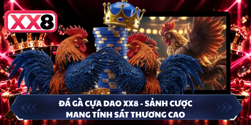 Đá Gà Cựa Dao XX8 - Sảnh Cược Mang Tính Sát Thương Cao 